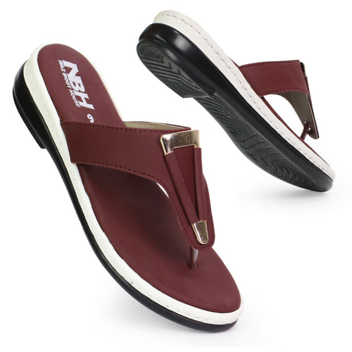 Buckled Toe Style Comfortabe Slippers For Women In Pakistan - [4005-36/41] - [333-36/41]