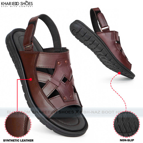Hand Made Sandals For Men | For Casual And Occasional Wear - [821-42/44]