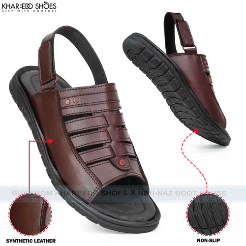 Hand Made Sandals For Men | For Casual And Occasional Wear - [822-42/44]