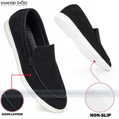 Loro Piana Loafers For Men | In Black, Brown And Grey Colors - [1065-39/44]