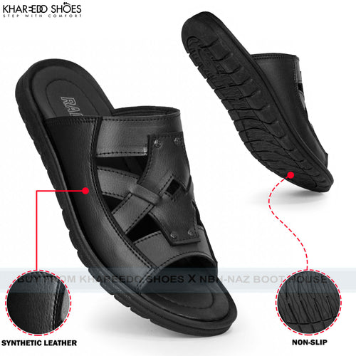 Hand Made Slippers For Men | For Casual And Occasional Wear - [721-42/44]