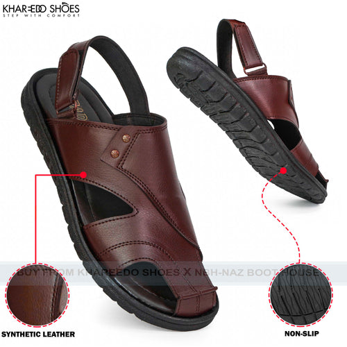 Hand Made Sandals For Men | For Casual And Occasional Wear - [870-42/44]