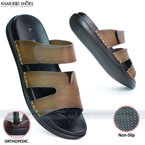 Medicated Slippers For Men | Orthopedic And Comfortable - [6803-40/45]