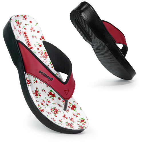 Aerosoft Thailand Made Medicated Slippers For Women - [0853-Aerosoft]