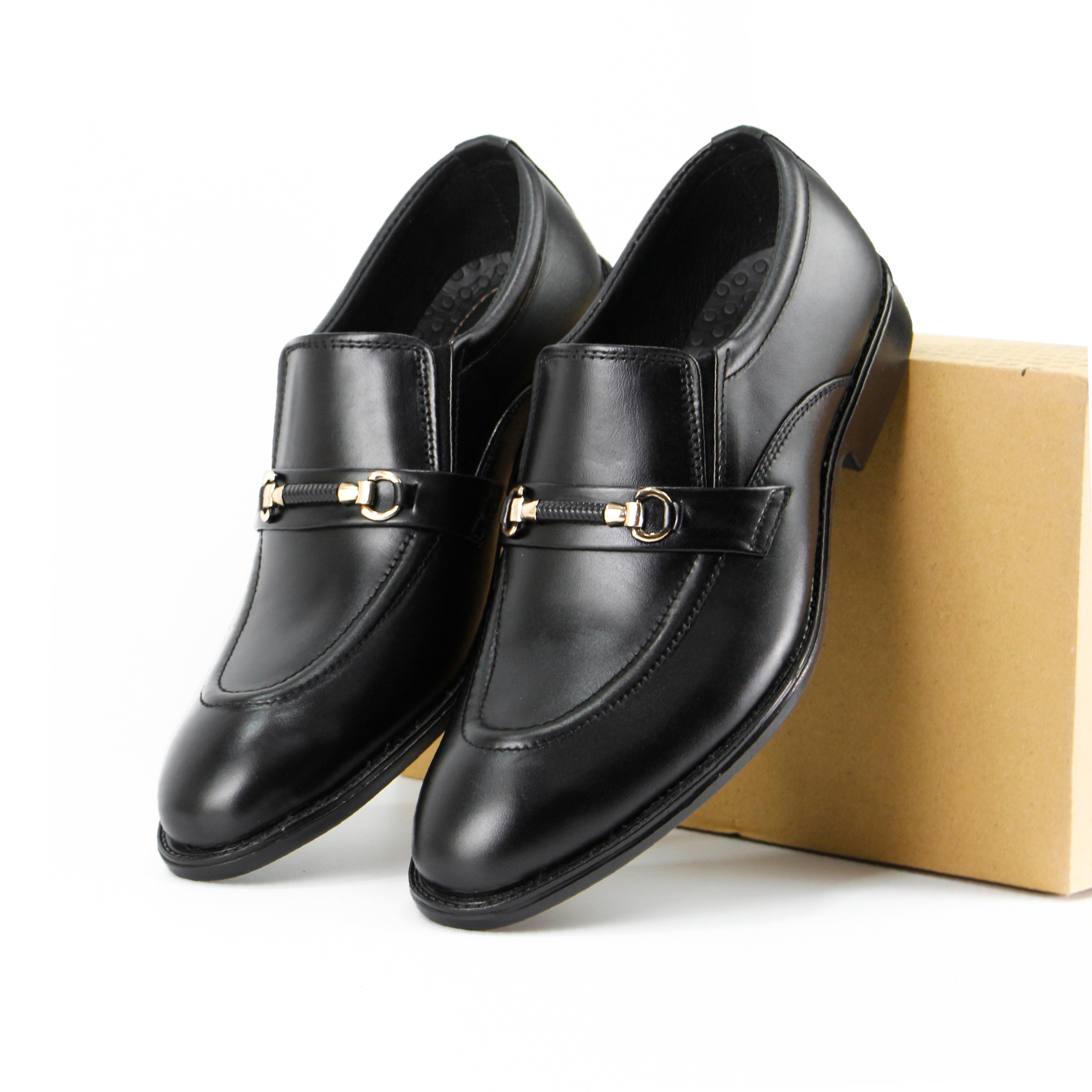 Leather Upper Formal Shoes For Men | Loafer Style