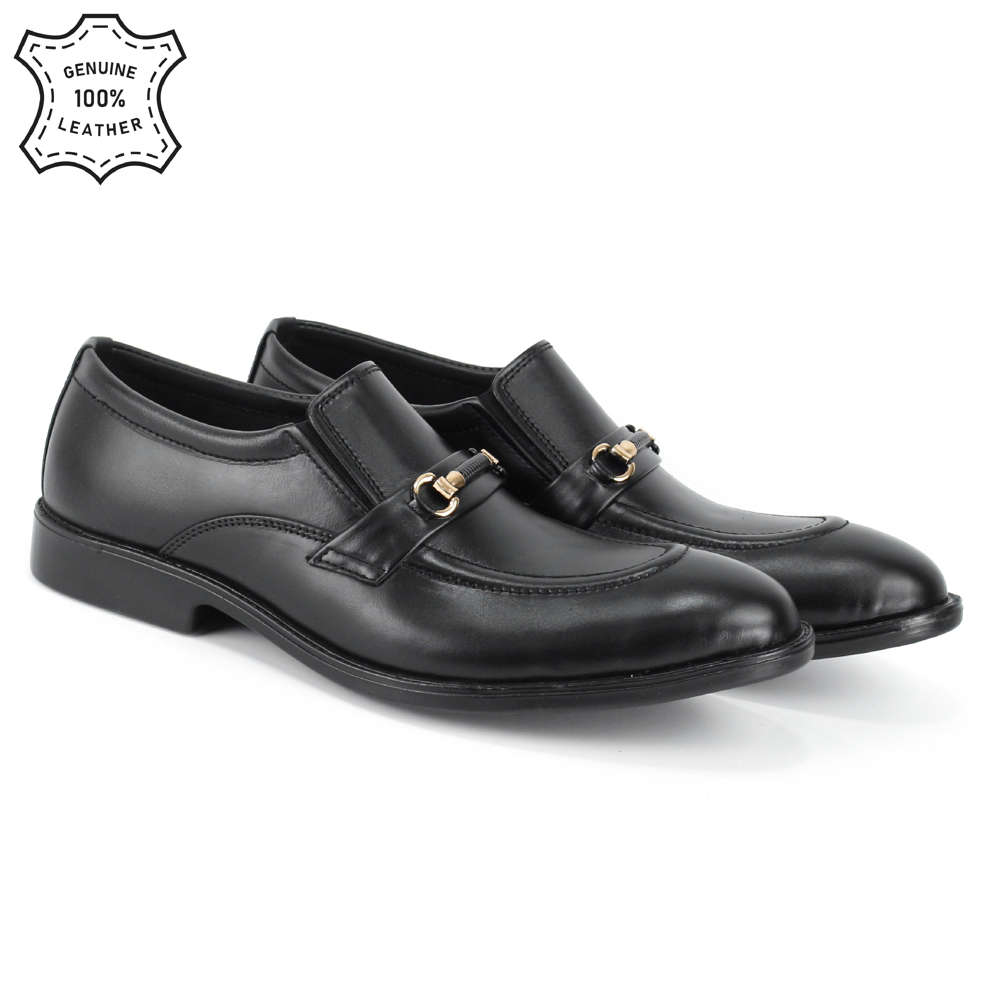 Leather Upper Formal Shoes For Men | Loafer Style