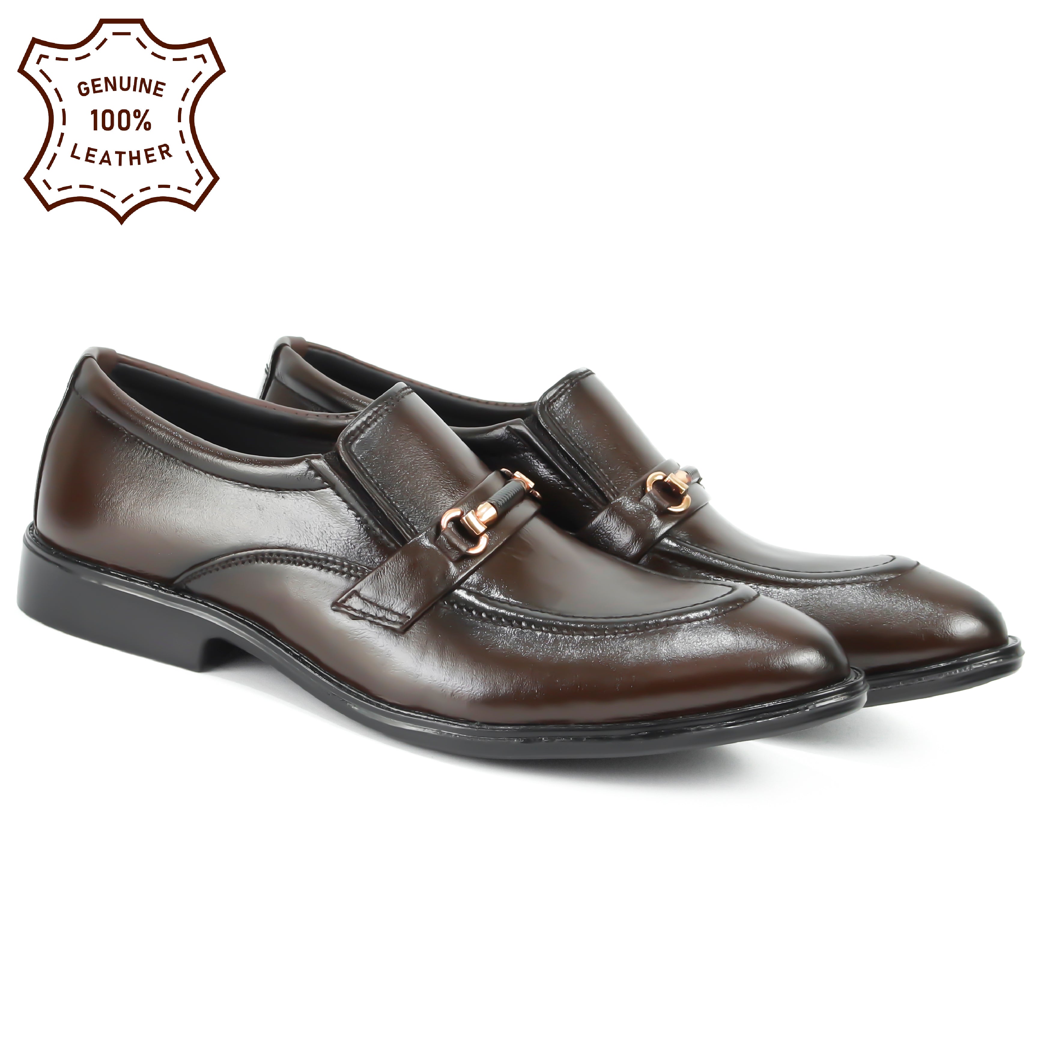 Leather Upper Formal Shoes For Men | Loafer Style