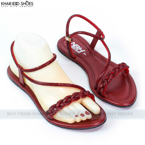 Fancy Flat Sandals For Women | Women's Flat Sandals - [612-37/42]
