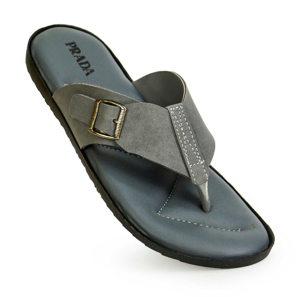 Hand Made Premium Buckled Slipper For Men - [722-39/44]