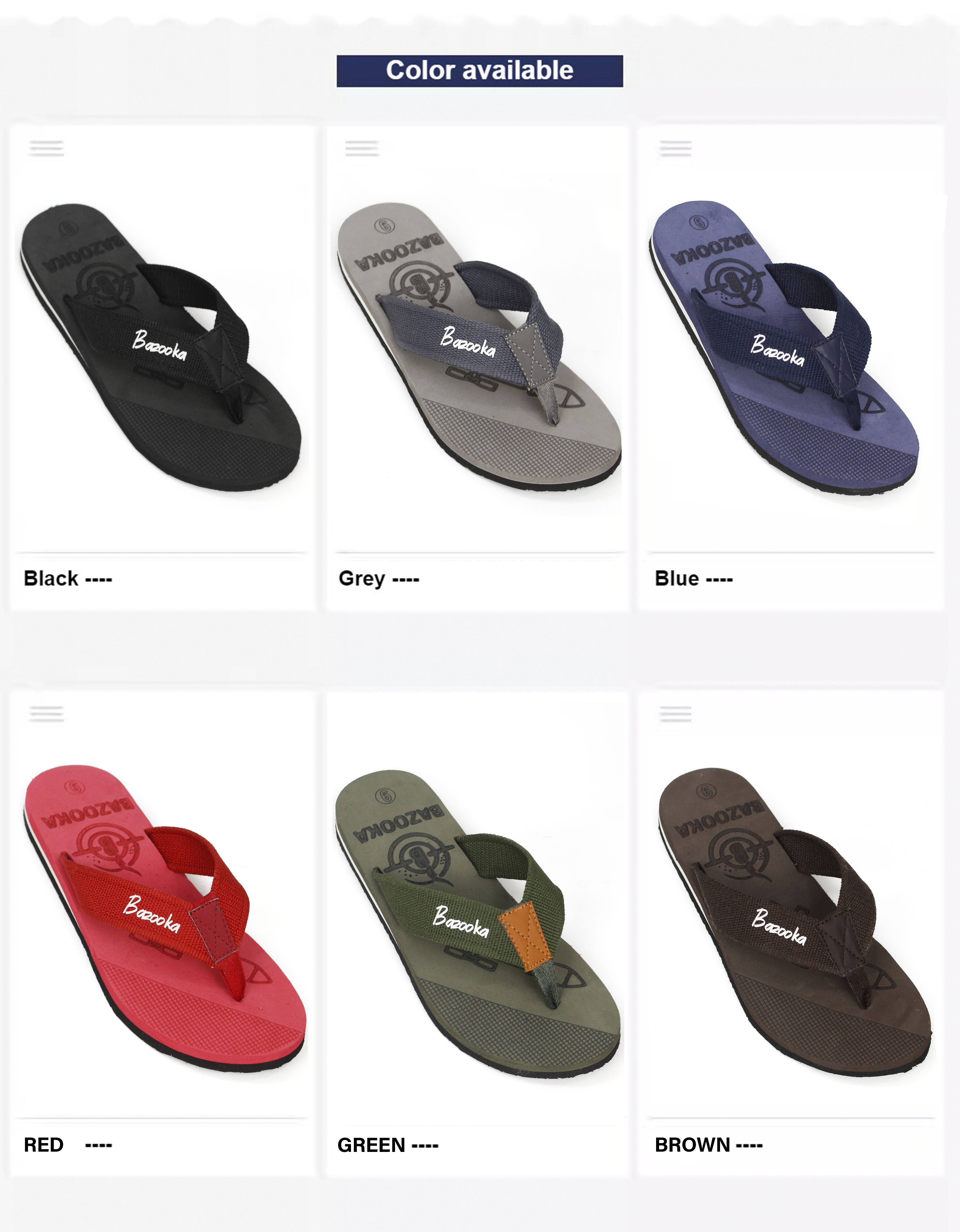 Buy Flip Flops For Men | Men's Daily Wear V Strap Chappal.