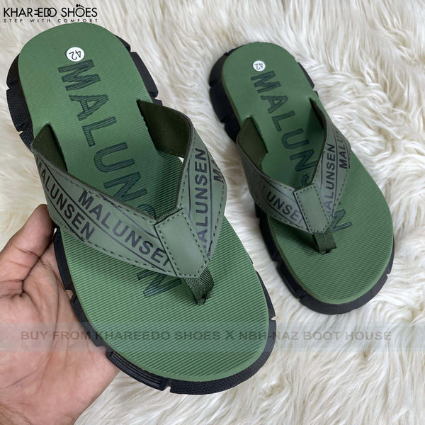 Imported Slippers For Men | Men's Double Strap Chappals - [BR524-39/44]