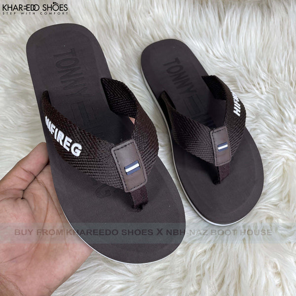 Imported Slippers For Men | Men's Double Strap Chappals - [BR526-39/44]