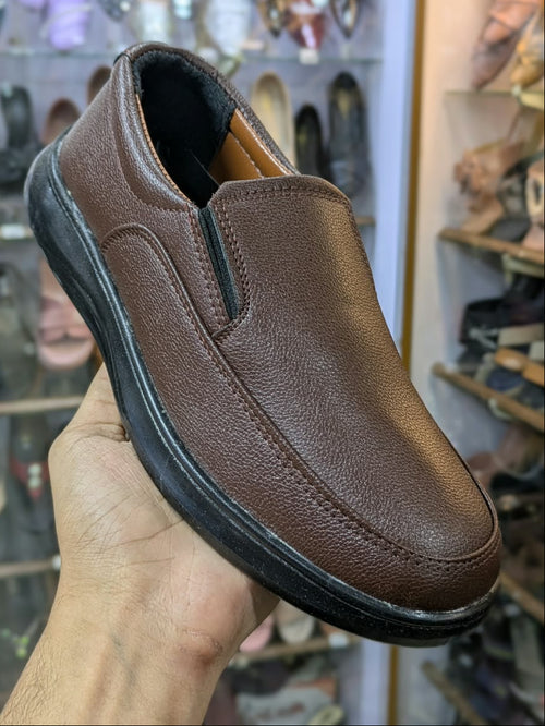 Slip-On Formal Shoes for Men | Moccasin Style - [2040-39/44]