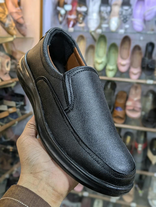 Slip-On Formal Shoes for Men | Moccasin Style - [2040-39/44]