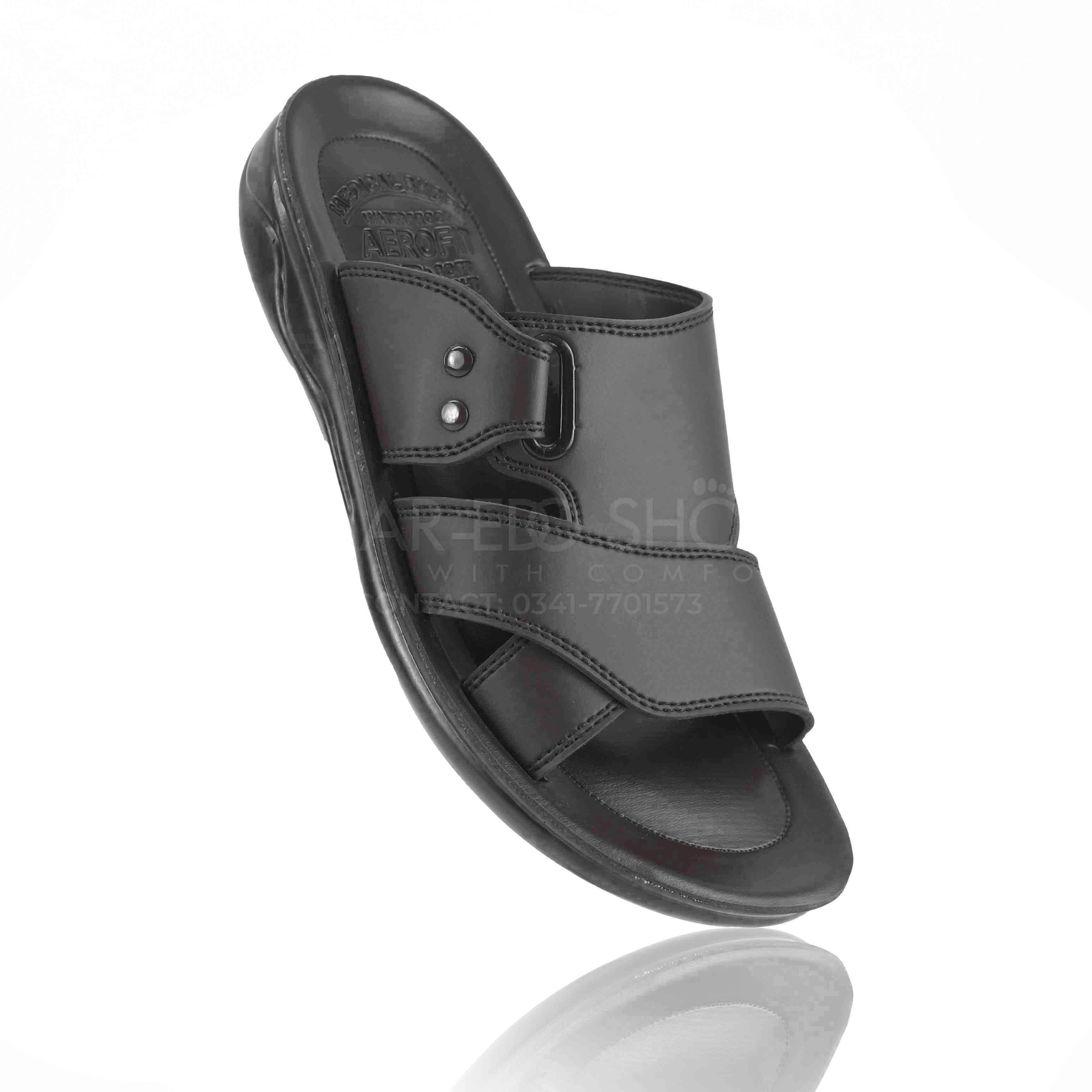 Mens Slippers Non Slip Buckle Strap Comfortable Chappal For Boys