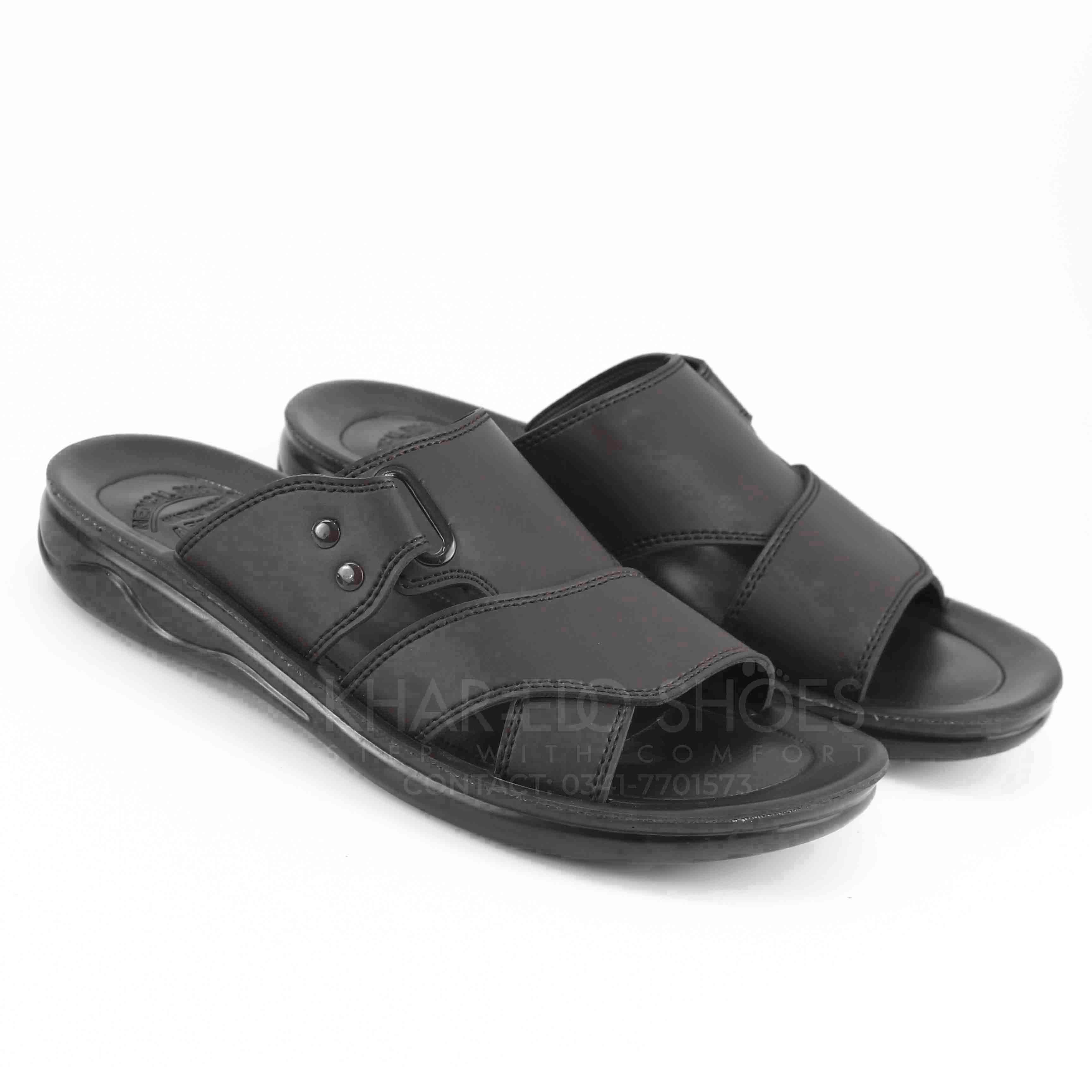 Mens Slippers Non Slip Buckle Strap Comfortable Chappal For Boys