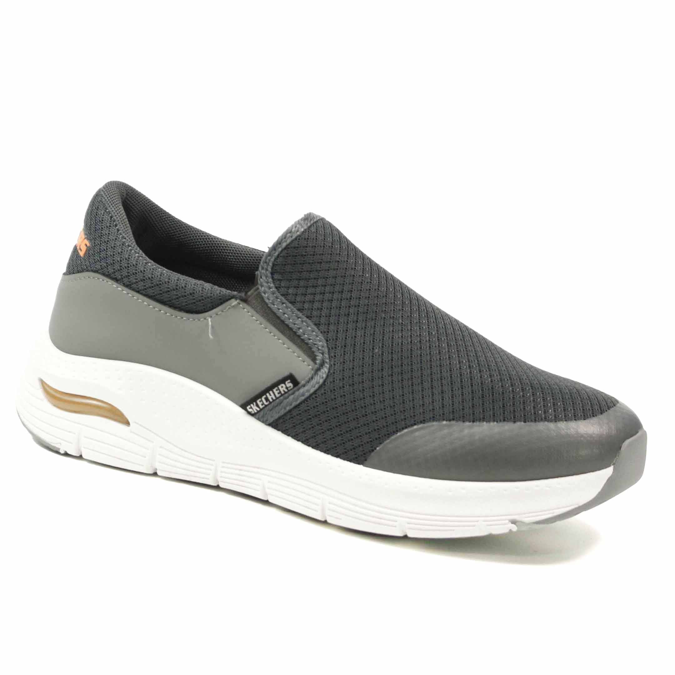 مردوں کے لیے ComfortFit Slip-on Sneakers - واٹر پروف، پائیدار، روزانہ پہننے والے جوتے (Skechers سے متاثر، سیاہ، نیلے، گرے میں دستیاب)