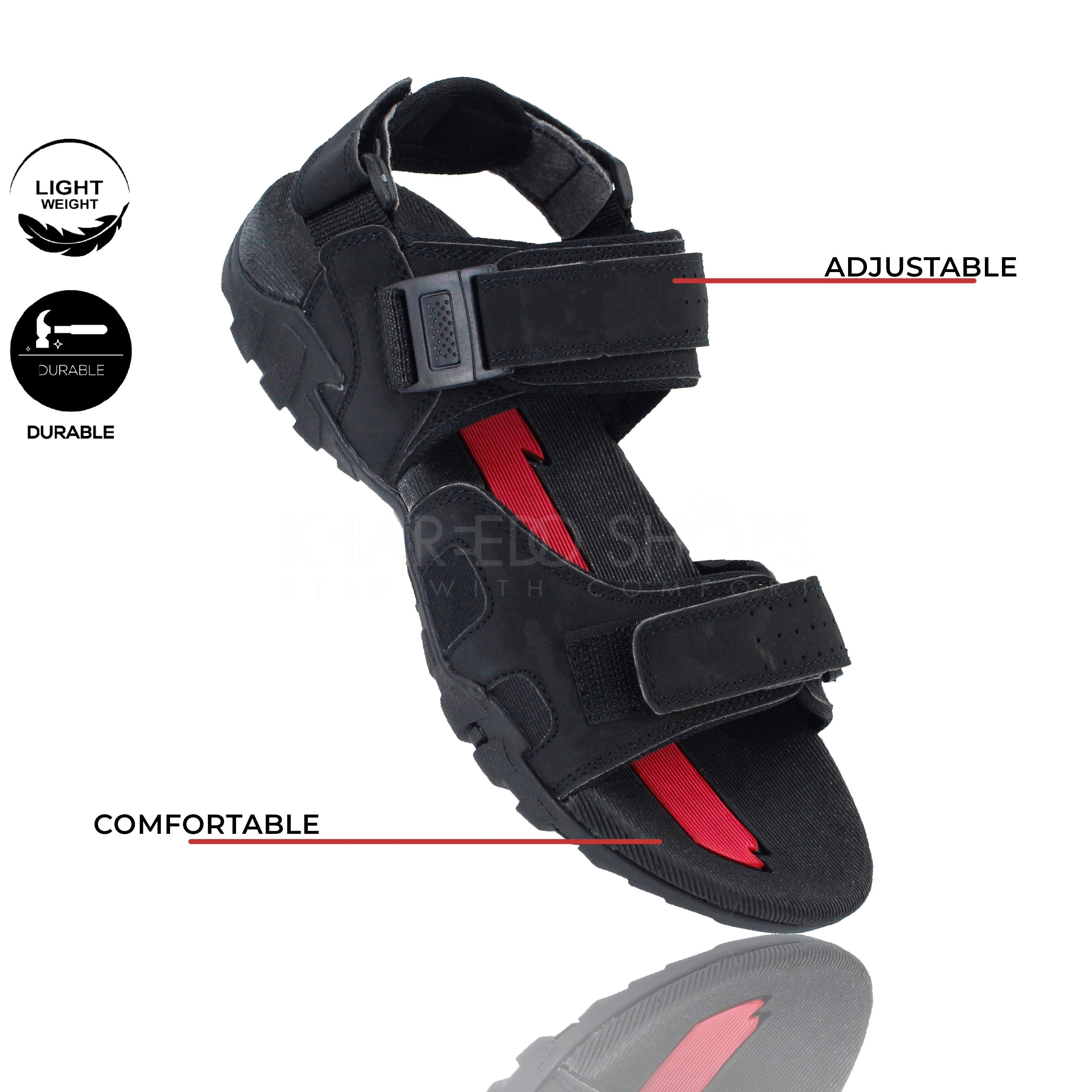 Men's Comfortable And Durable Sandals - Doule Strap Sandals For Boys