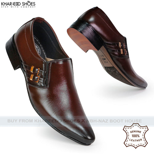Cow Leather Formal Shoes For Men | Oxford Shoes For Men - [2070-39/44]